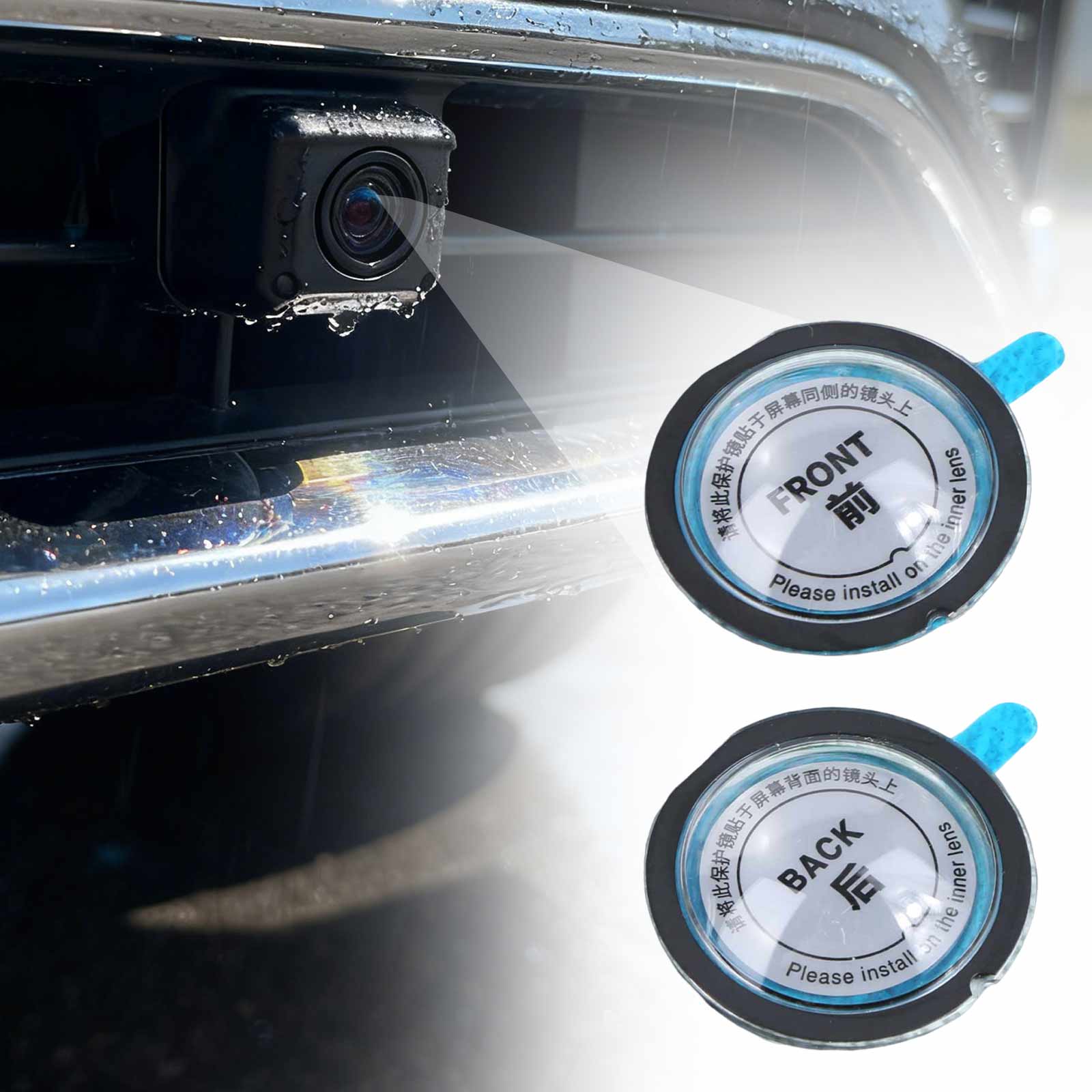 Rear Camera For Car - 2Pcs Front & Rear Car Camera
