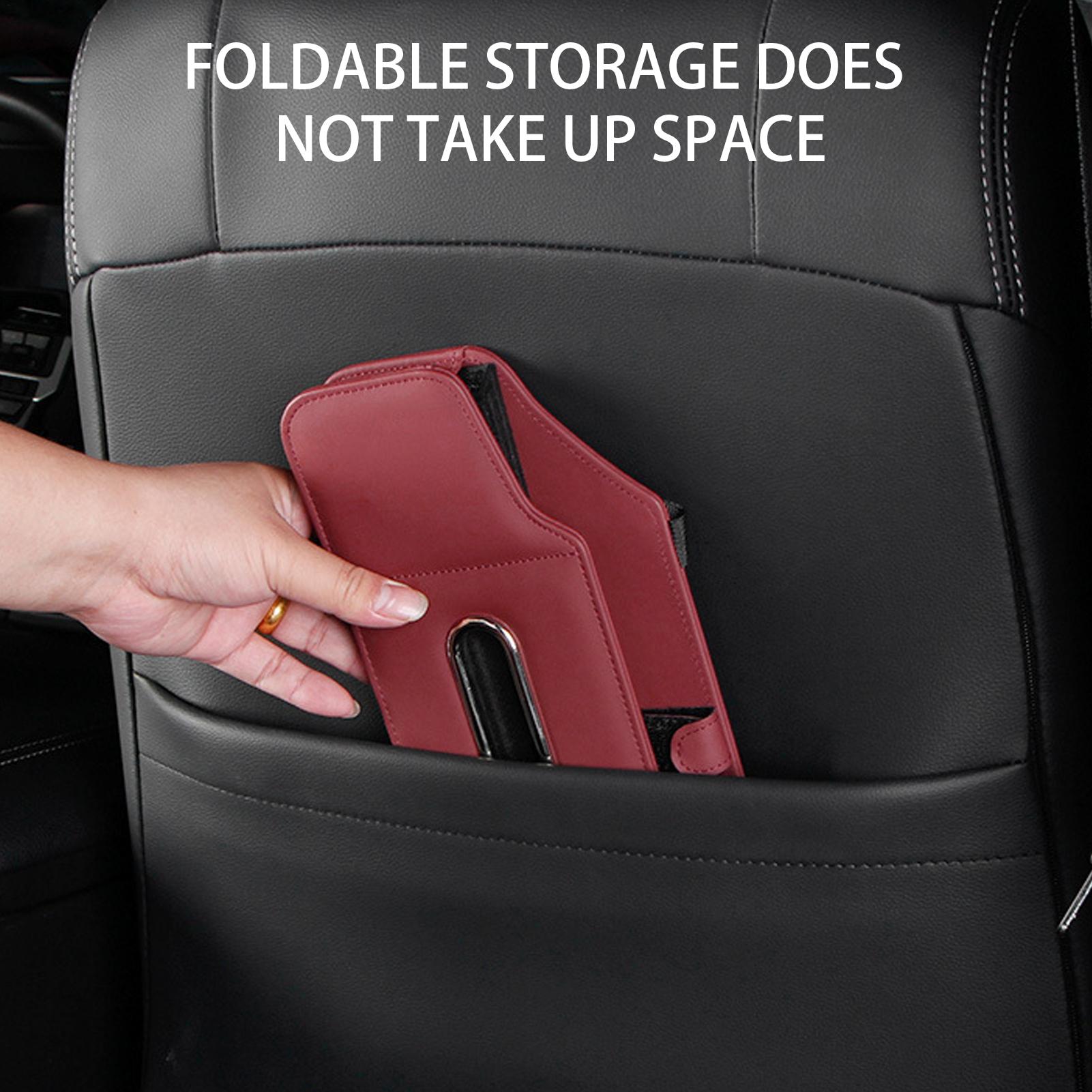 Car Accessories You Must Have - Folding Car Seat Organizer for Backseat