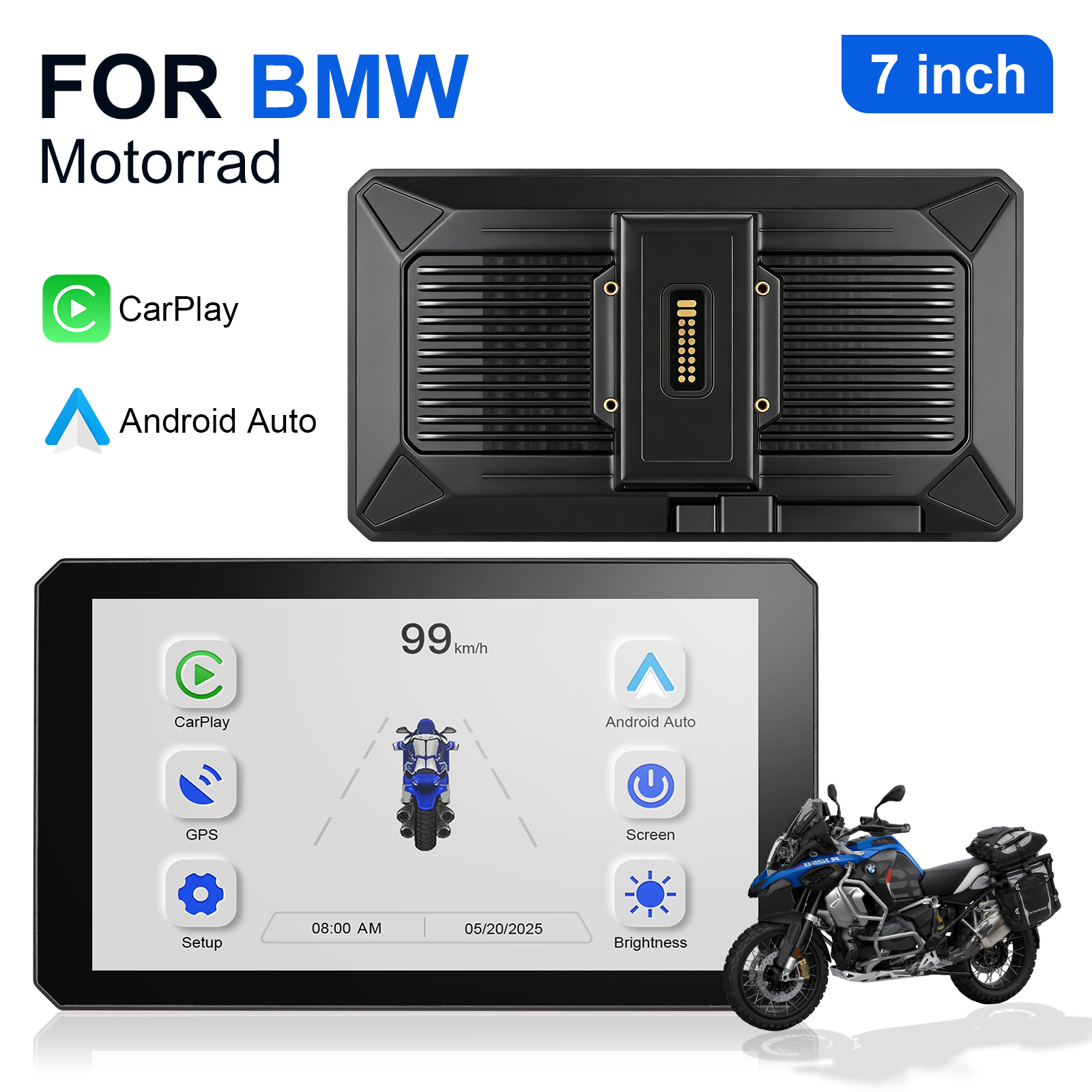 Wireless Car Charger - Carplay for bmw XR M1000 R1200GS