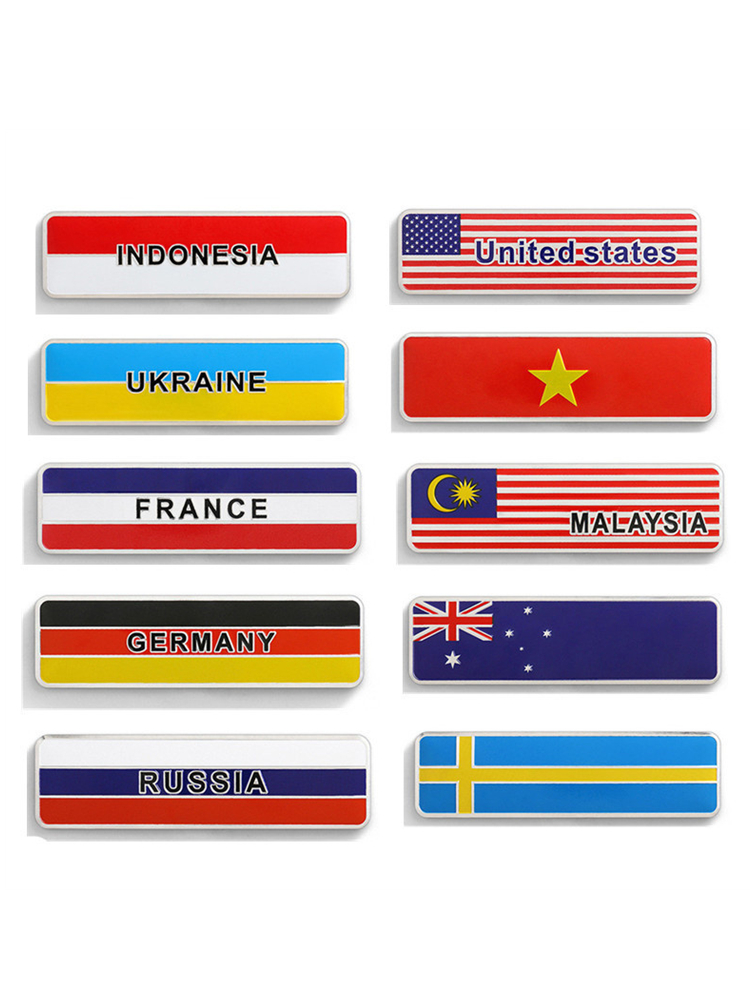 Car Accessories Uk - 3D Aluminum Car Sticker Europ Greece