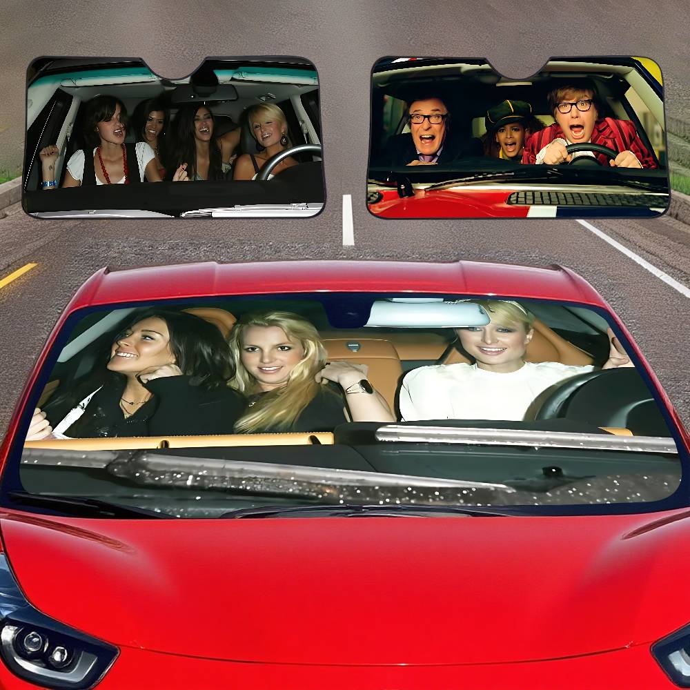 Car Accessories Outside - Paris B-Britney L-Lindsay Car SunShade Windshield