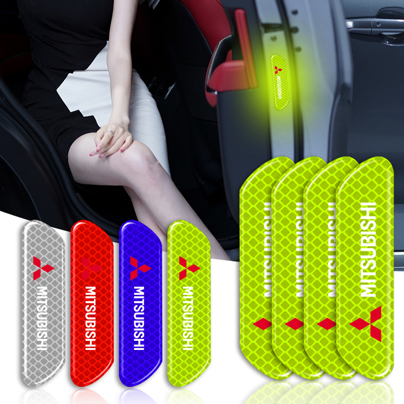 Car Accessories Outside - Car Door Reflective Sticker Night Light