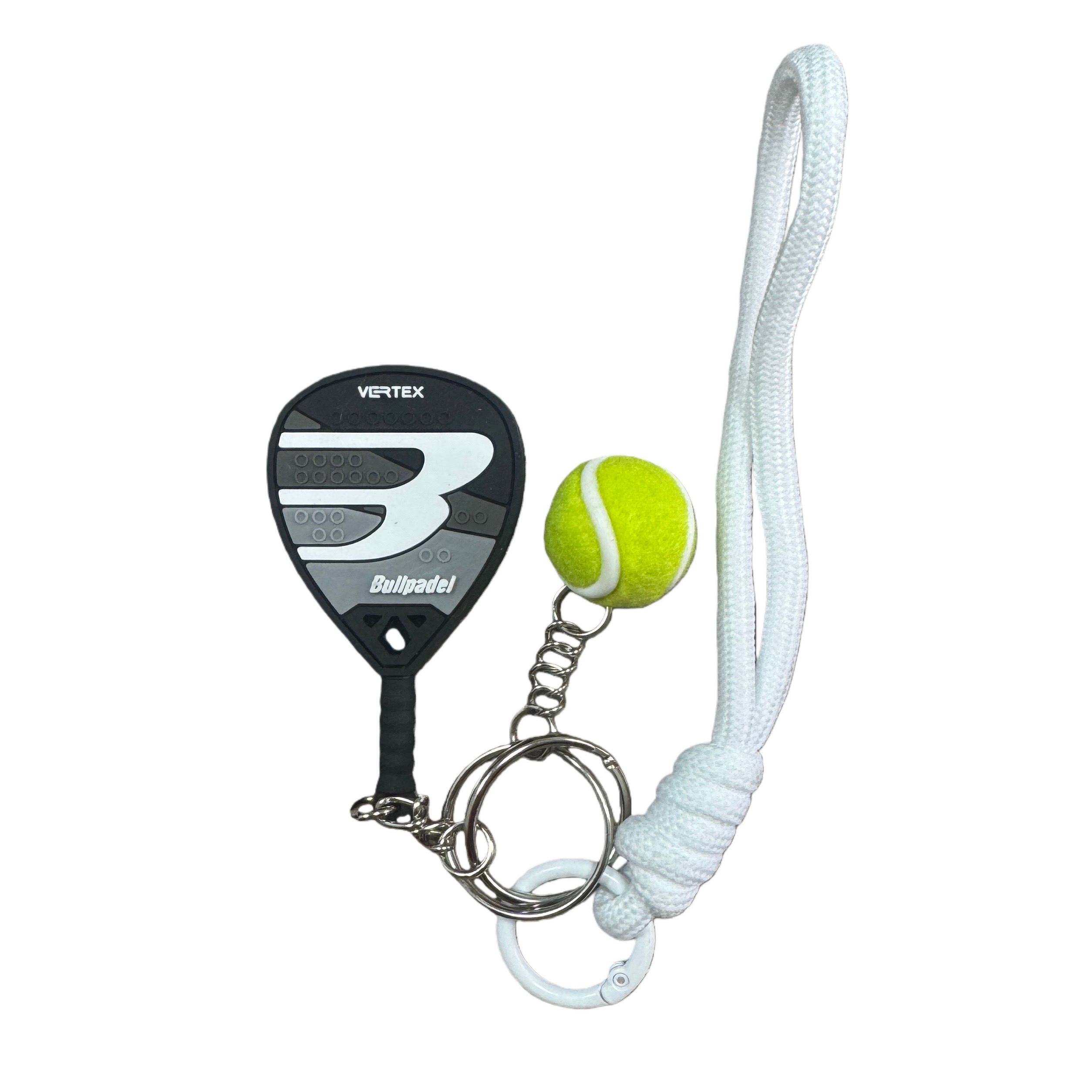 Car Accessories You Must Have - Mini Tennis Racket Keychain, Durable Material,