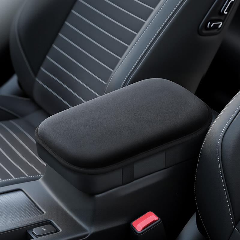 Leather Car Seat Cover - Car Center Console Cover,Car Armrest Cushion