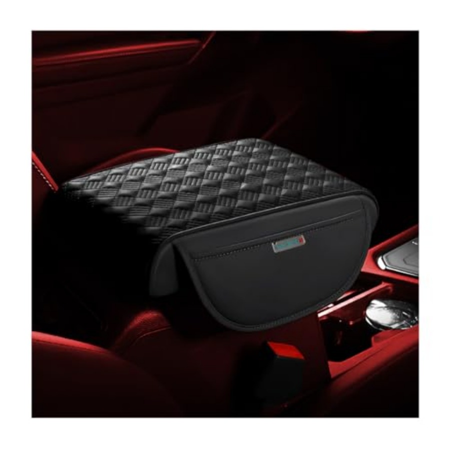 Leather Car Seat Cover - Car Armrest Cushion, Automotive Anti-Scratch Leather