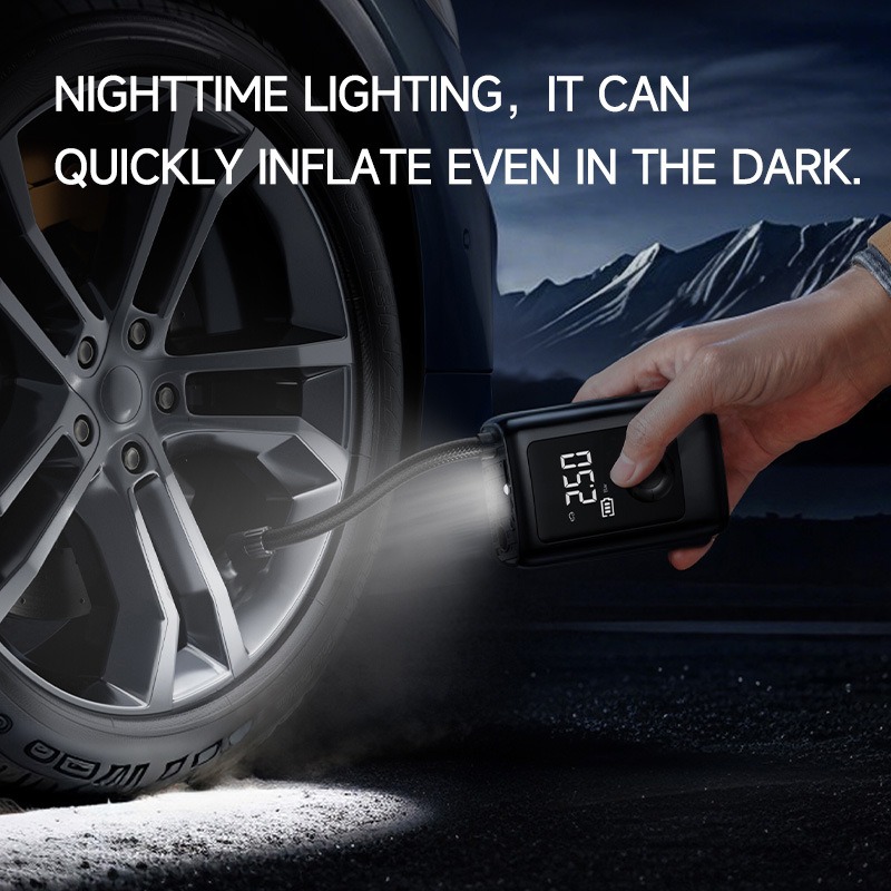Mini Car Tire Pump Electric In - Car Portable Tire Inflator avis et prix