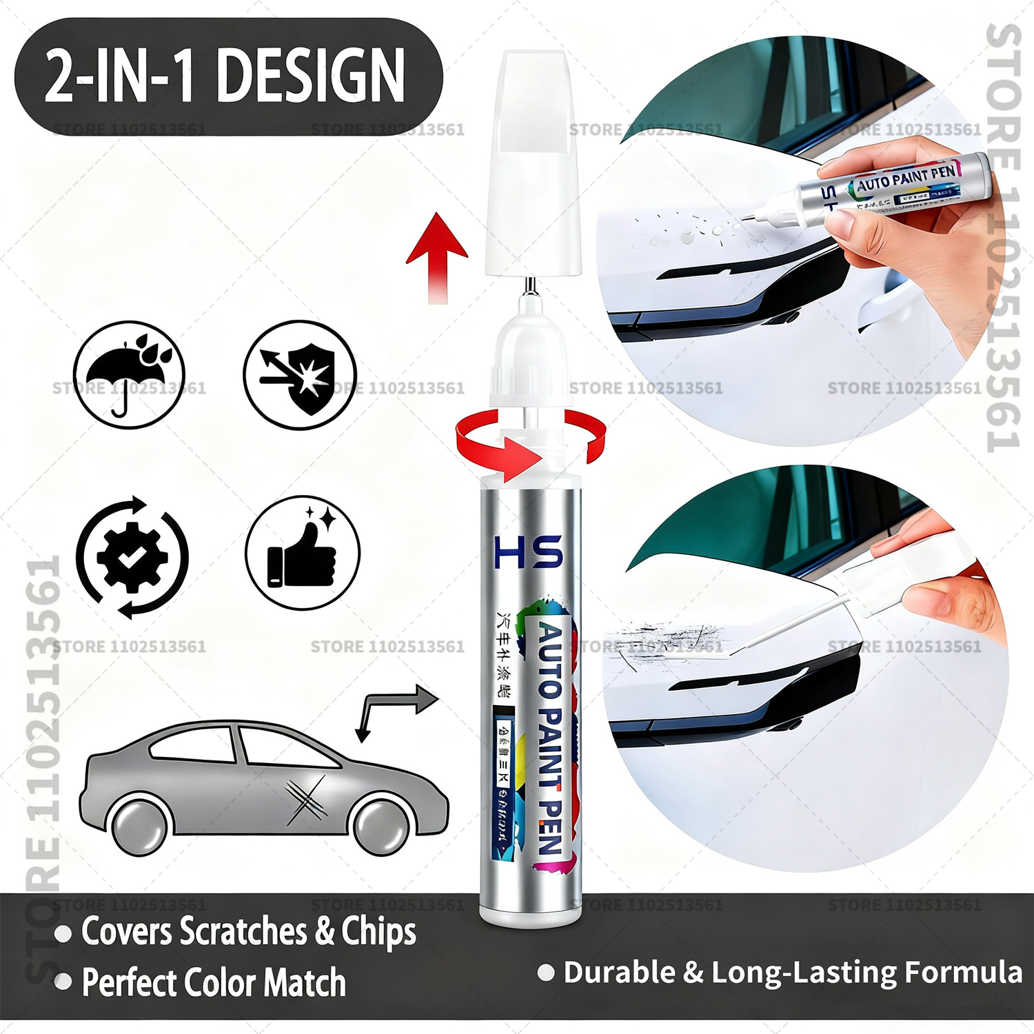 Car Paint Repair Pen Paint Scr - Volvo Car Accessories Xc90 avis et prix