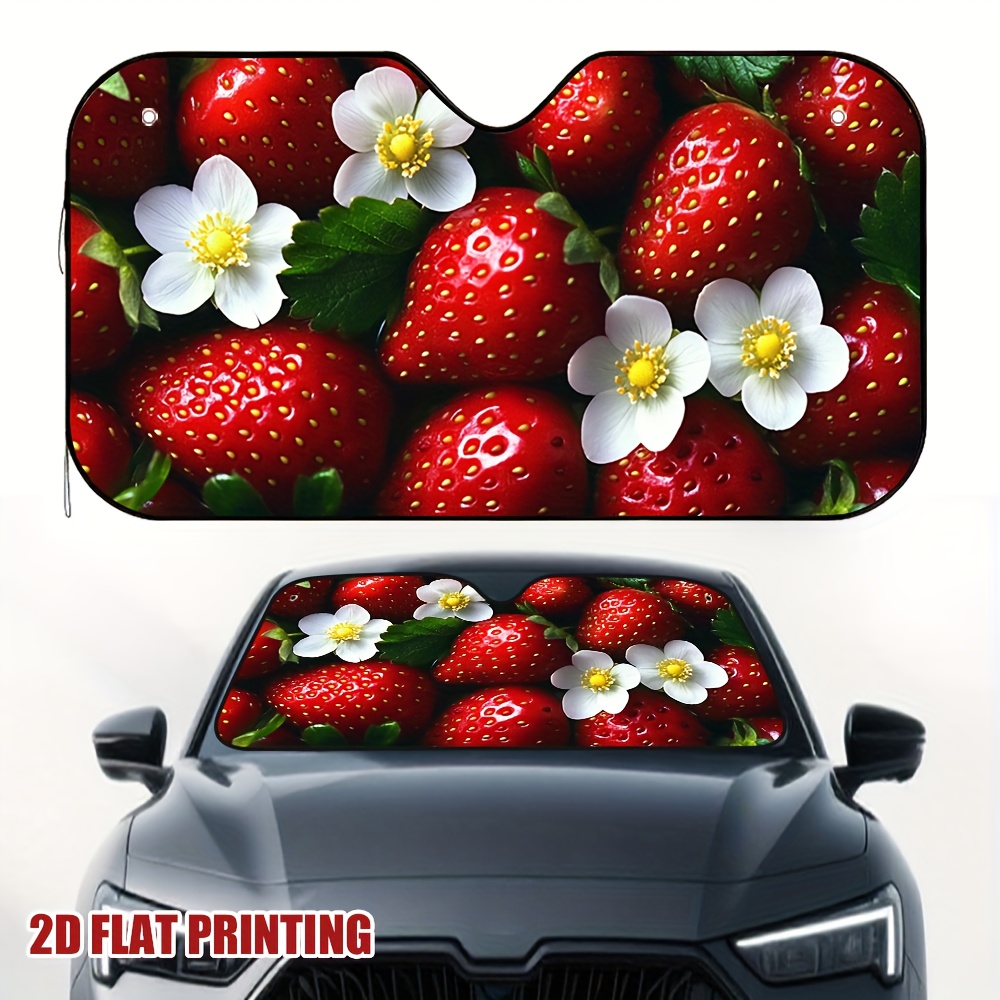 1pc Strawberries and Blossoms  - Car Accessories You Must Have avis et prix