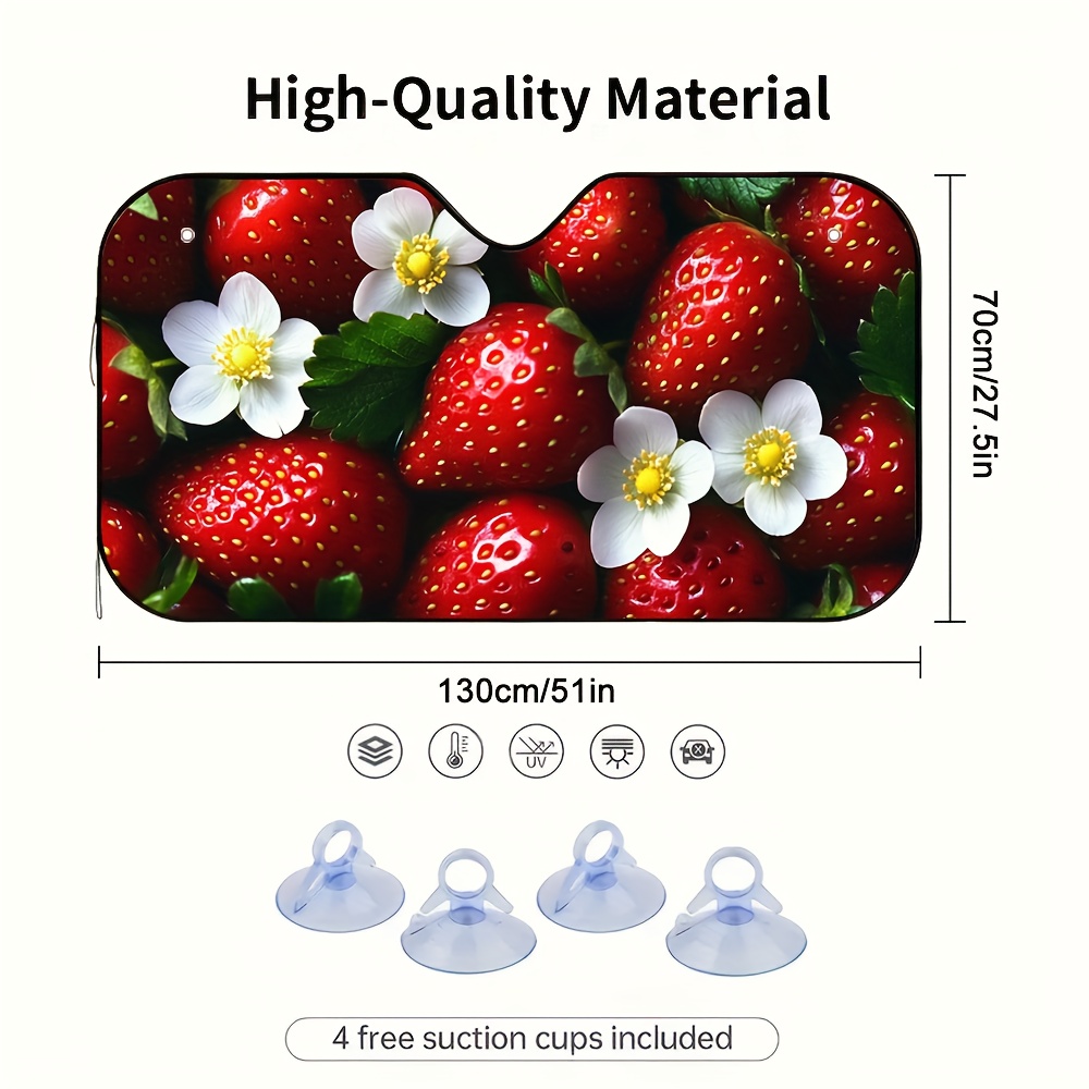 1pc Strawberries and Blossoms  - Car Accessories You Must Have avis et prix
