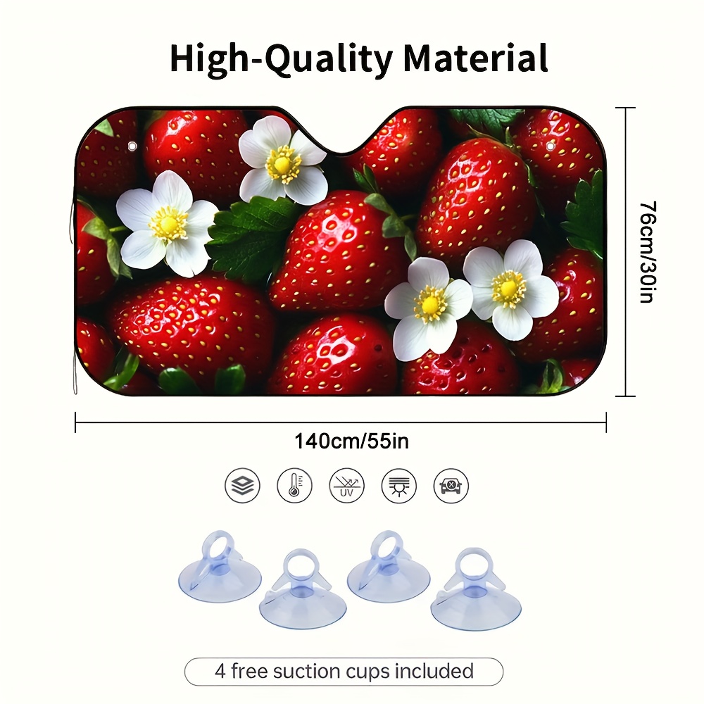 1pc Strawberries and Blossoms  - Car Accessories You Must Have avis et prix