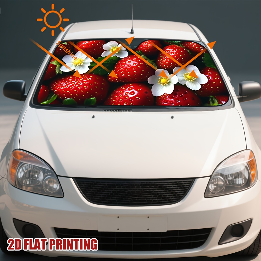 1pc Strawberries and Blossoms  - Car Accessories You Must Have avis et prix