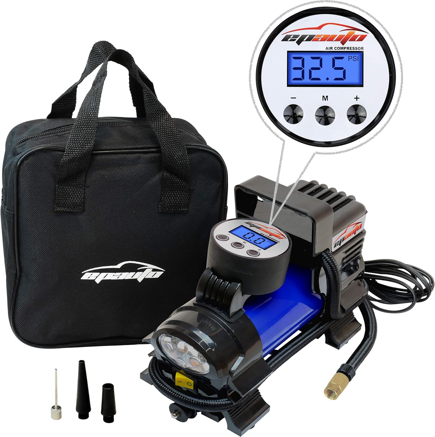 12V DC Portable Air Compressor - Car Portable Tire Inflator avis et prix
