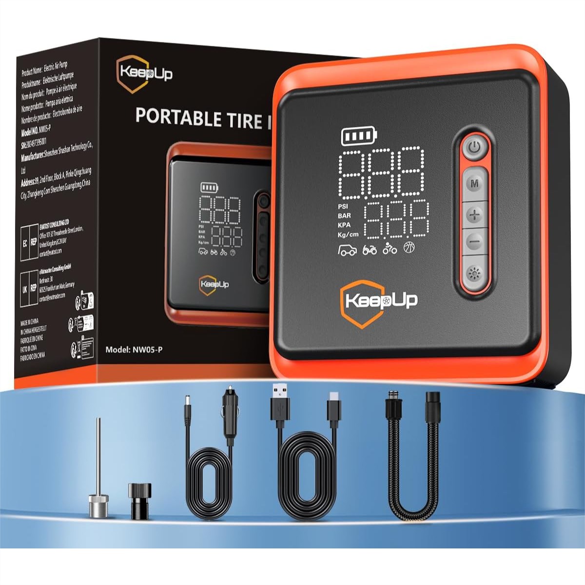 Tire Inflator Portable Air Com - Car Portable Tire Inflator avis et prix
