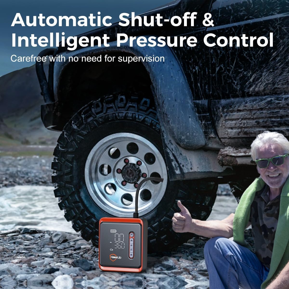 Tire Inflator Portable Air Com - Car Portable Tire Inflator avis et prix