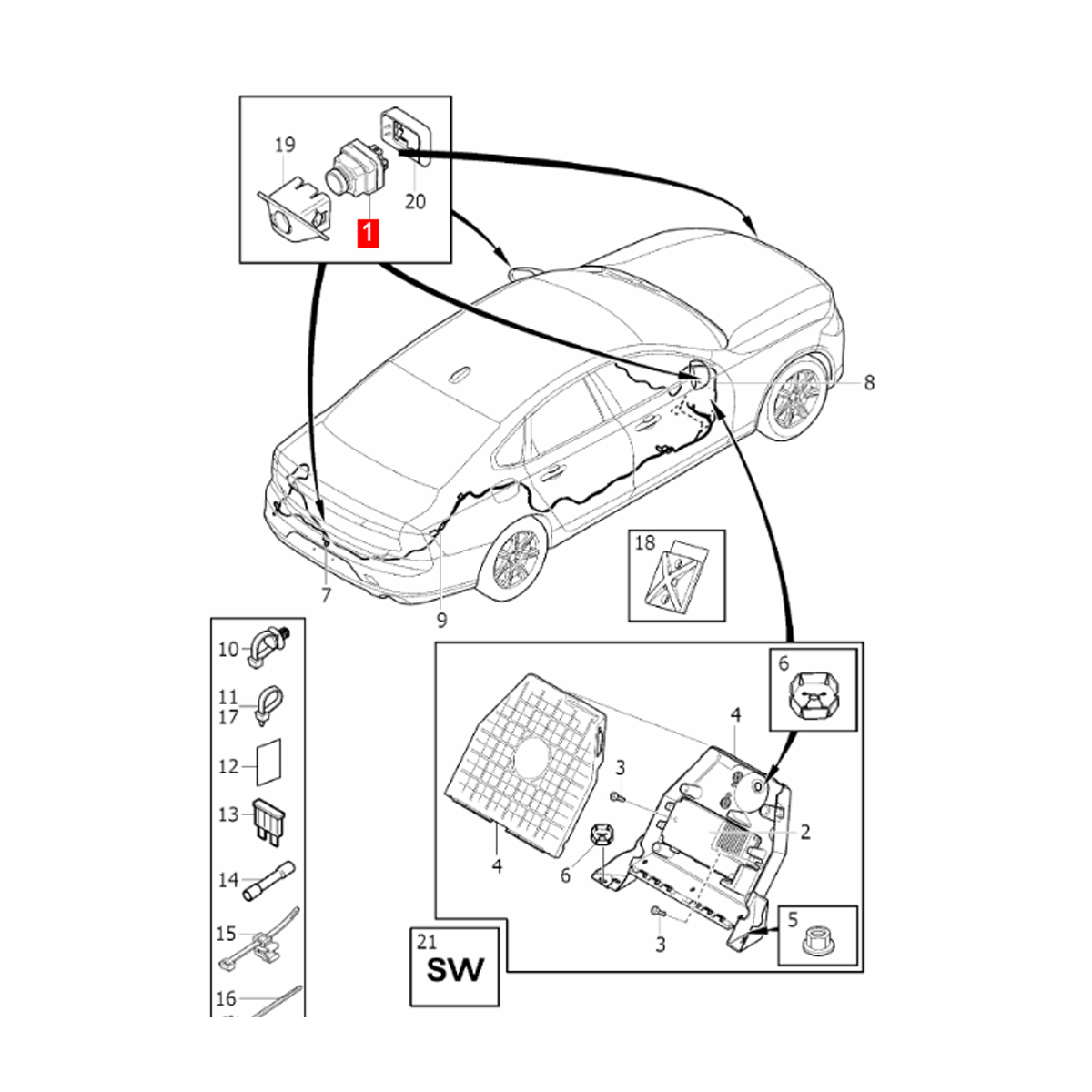31445951 Car Rear View Camera  - Car Blind Spot Mirror avis et prix