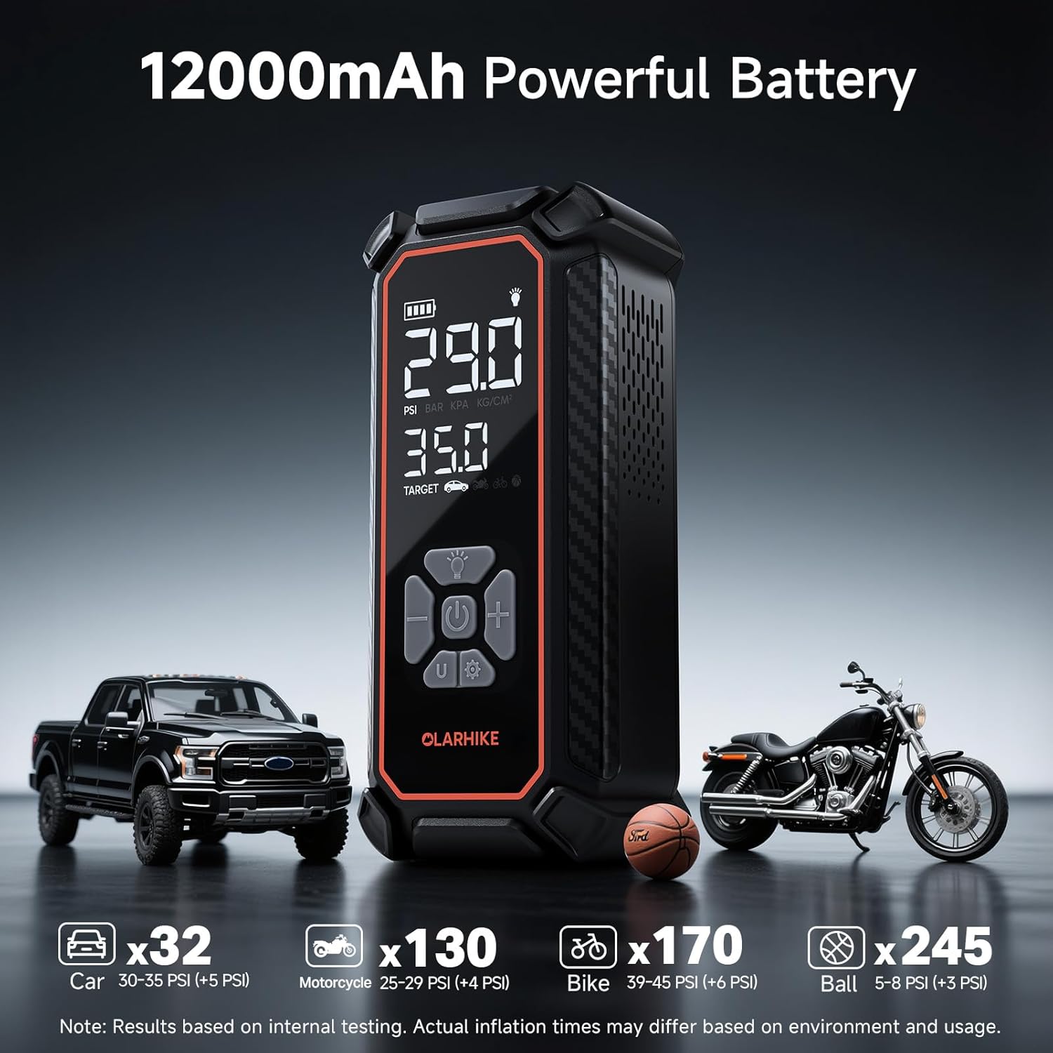 Portable Cordless Tire Inflato - Car Portable Tire Inflator avis et prix