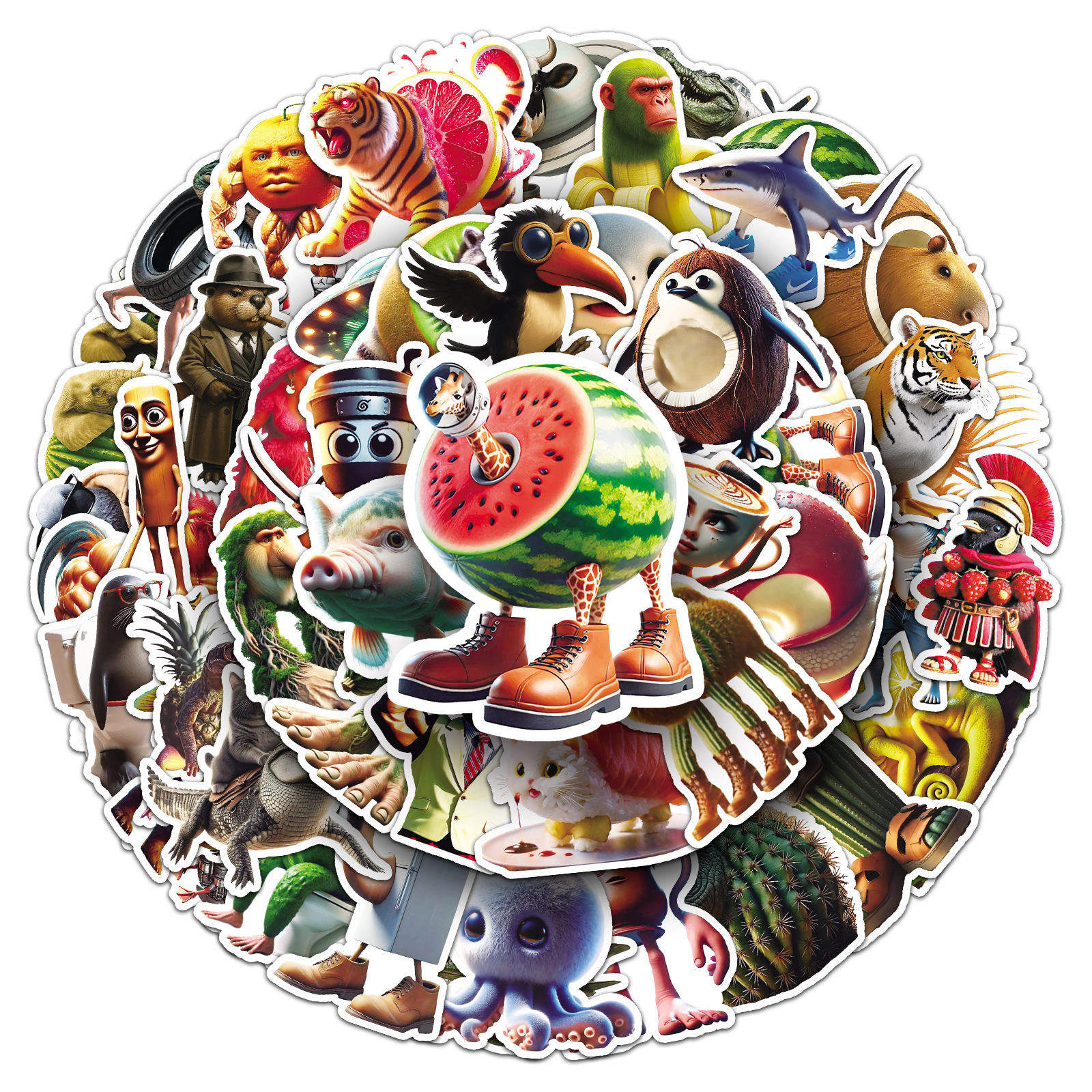 50PCS Italian Brainrot Sticker - Car Accessories Outside avis et prix