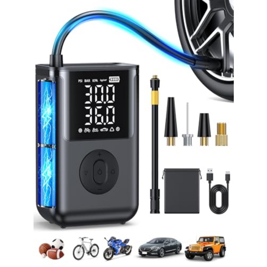 Tire Inflator Portable Air Com - Car Portable Tire Inflator avis et prix