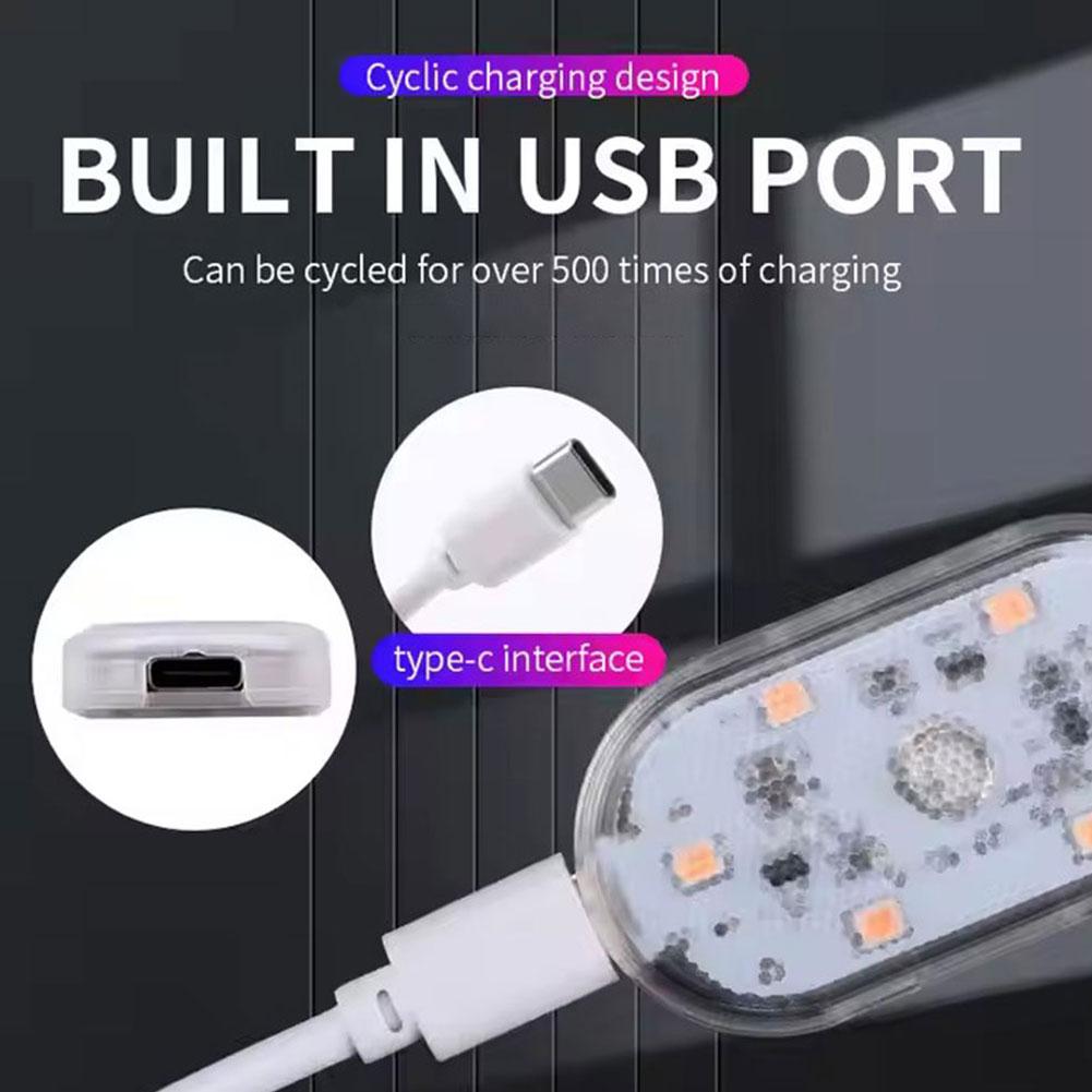 1/2/4pcs Car LED Touch Lights  - Wireless Car Charger avis et prix