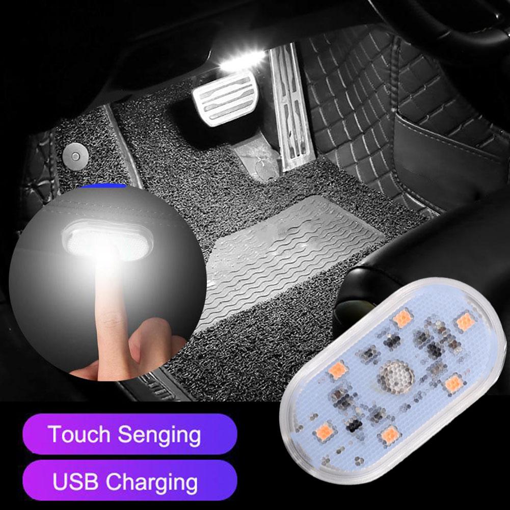 1/2/4pcs Car LED Touch Lights  - Wireless Car Charger avis et prix