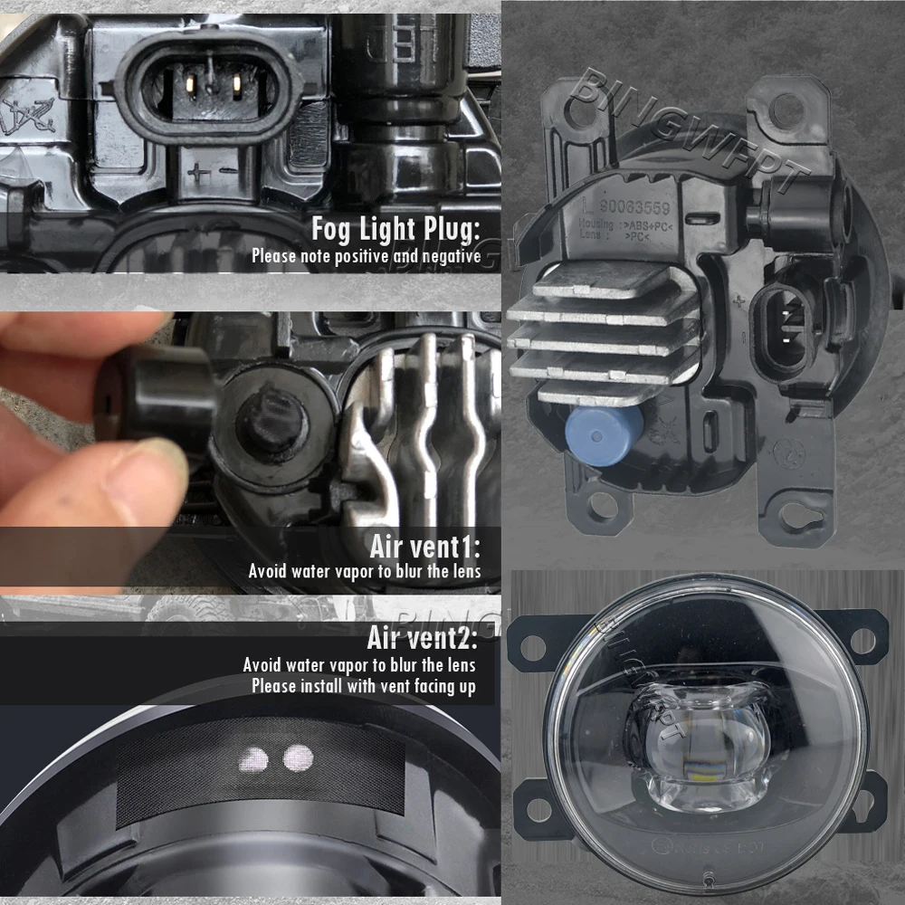 Car LED Lens Fog Lights H11 12 - Car Accessories Xl avis et prix