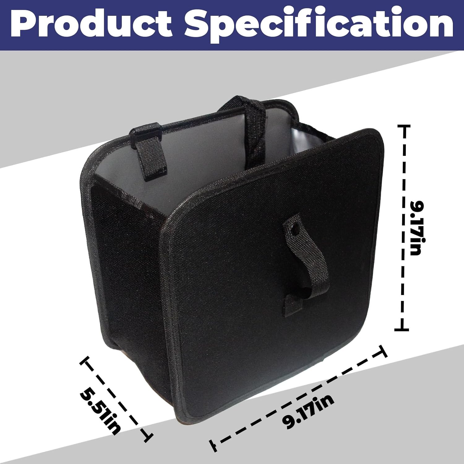 Foldable Car Trash Can, 2 Gall - Car Accessories You Must Have avis et prix