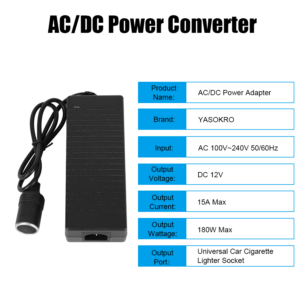 Cigarette Lighter Converter AC - Car Accessories Uk avis et prix