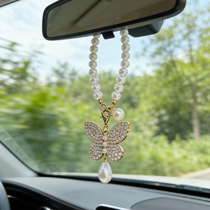 Pearl Butterfly Car Rearview M - Car Accessories You Must Have avis et prix