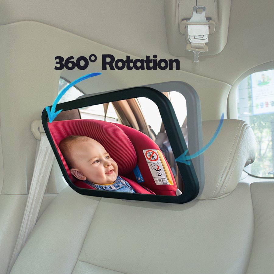1pc Shatterproof 360 Rotation  - Car Blind Spot Mirror avis et prix