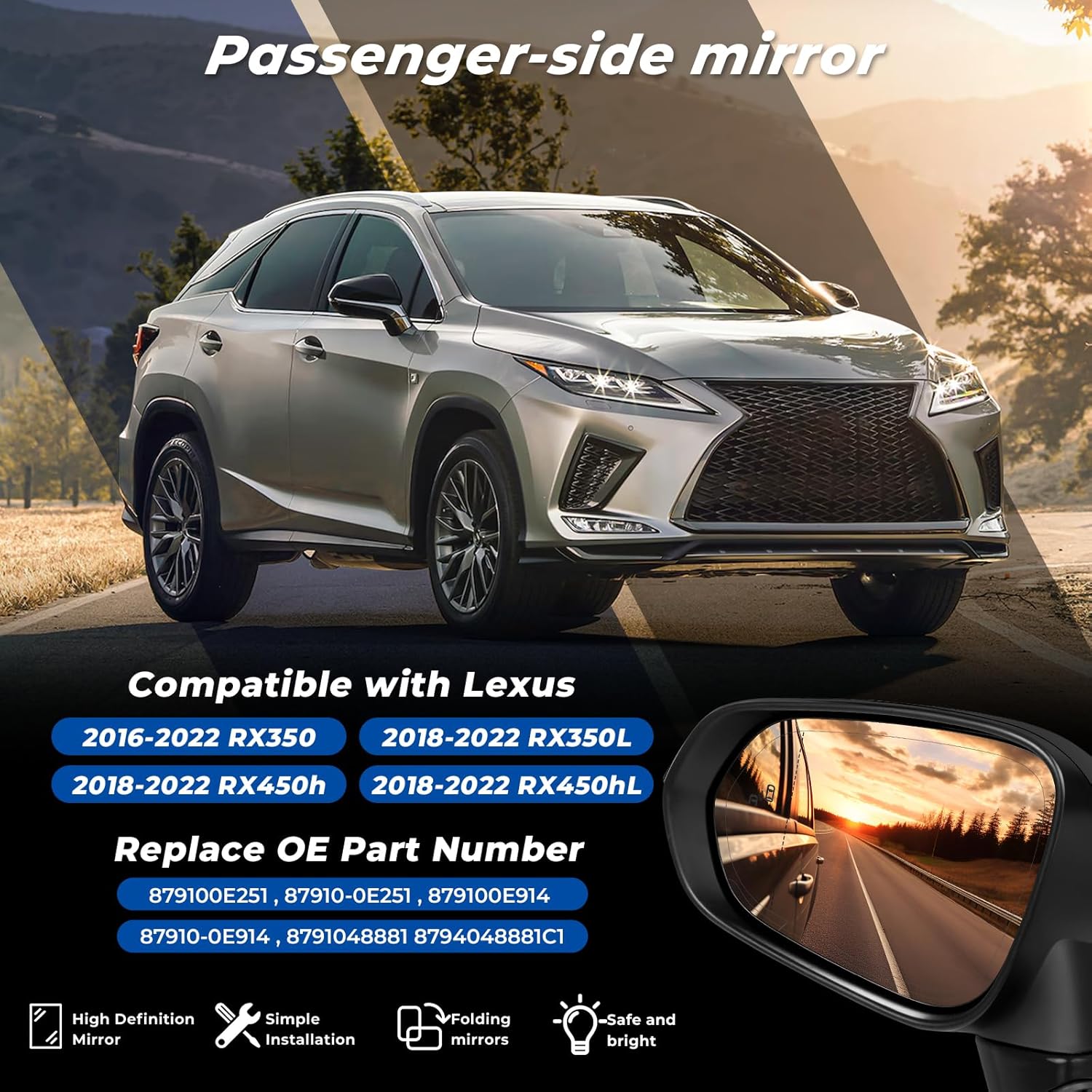 Left Car Rearview Mirror For L - Car Blind Spot Mirror avis et prix