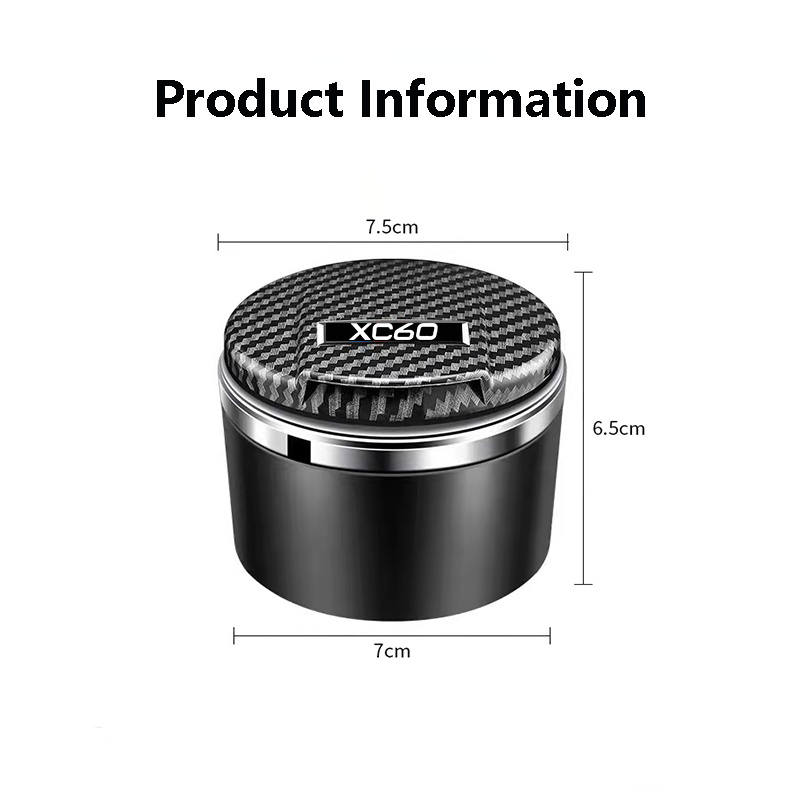 Car LED Ashtray Garbage Coin S - Volvo Car Accessories Xc90 avis et prix