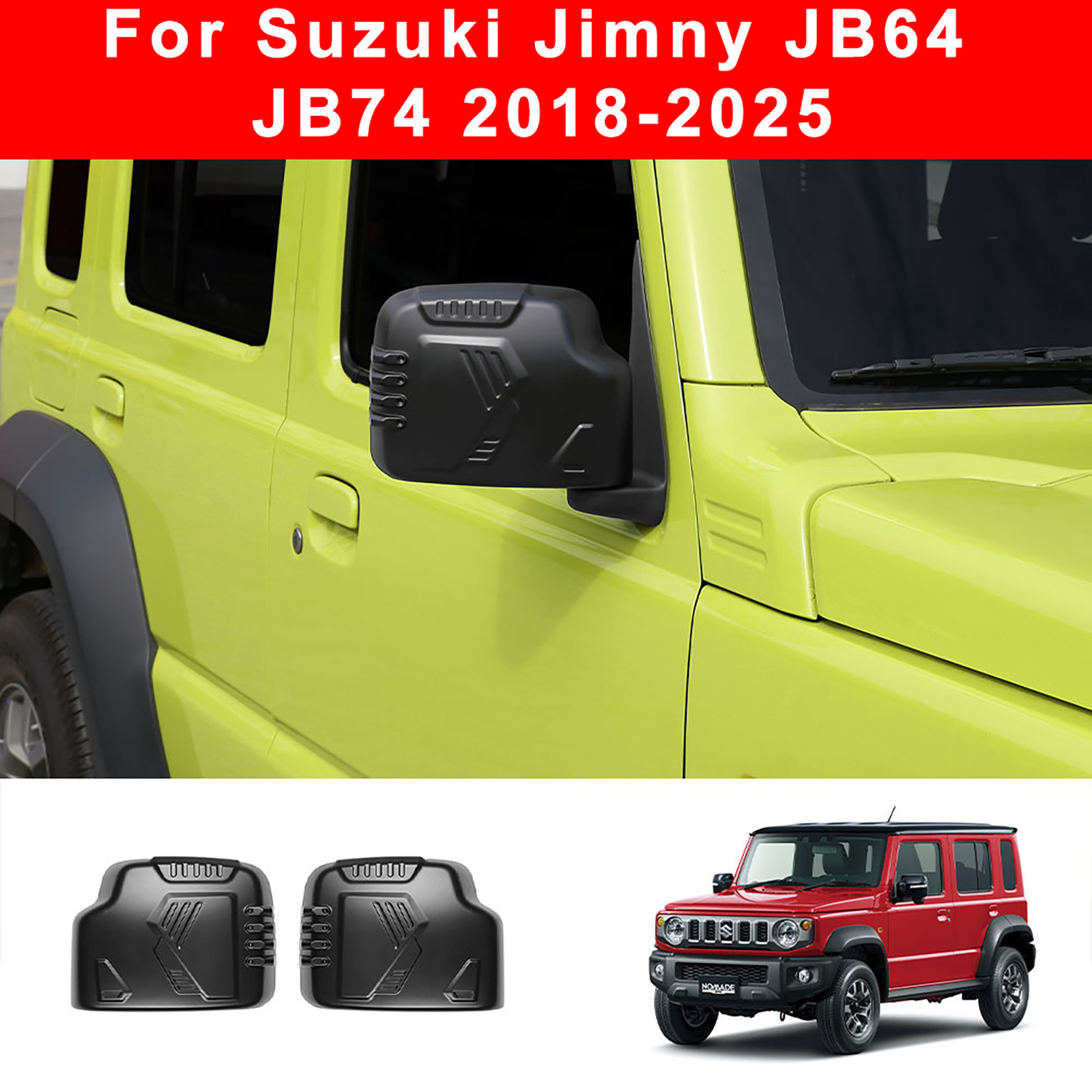 2Pcs/set Matte Black Car Rear  - Car Blind Spot Mirror avis et prix