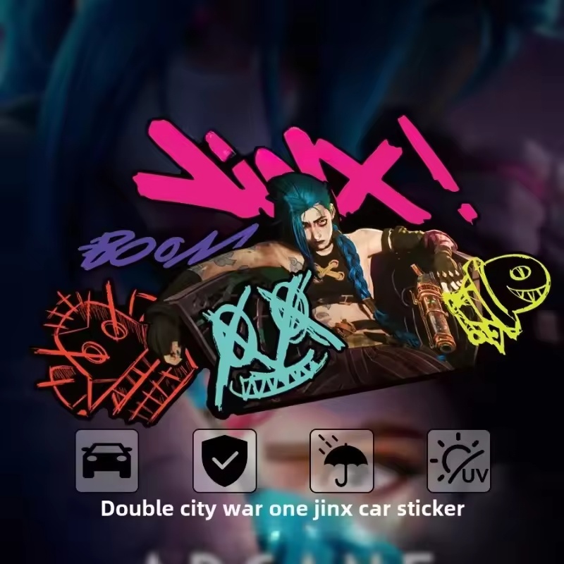 Arcane Jinx Graffiti Reflectiv - Car Accessories Outside avis et prix