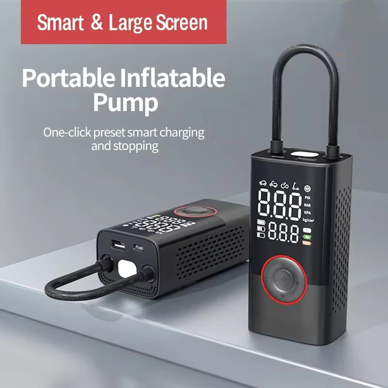 Rechargeable Air Pump Tire Inf - Car Portable Tire Inflator avis et prix