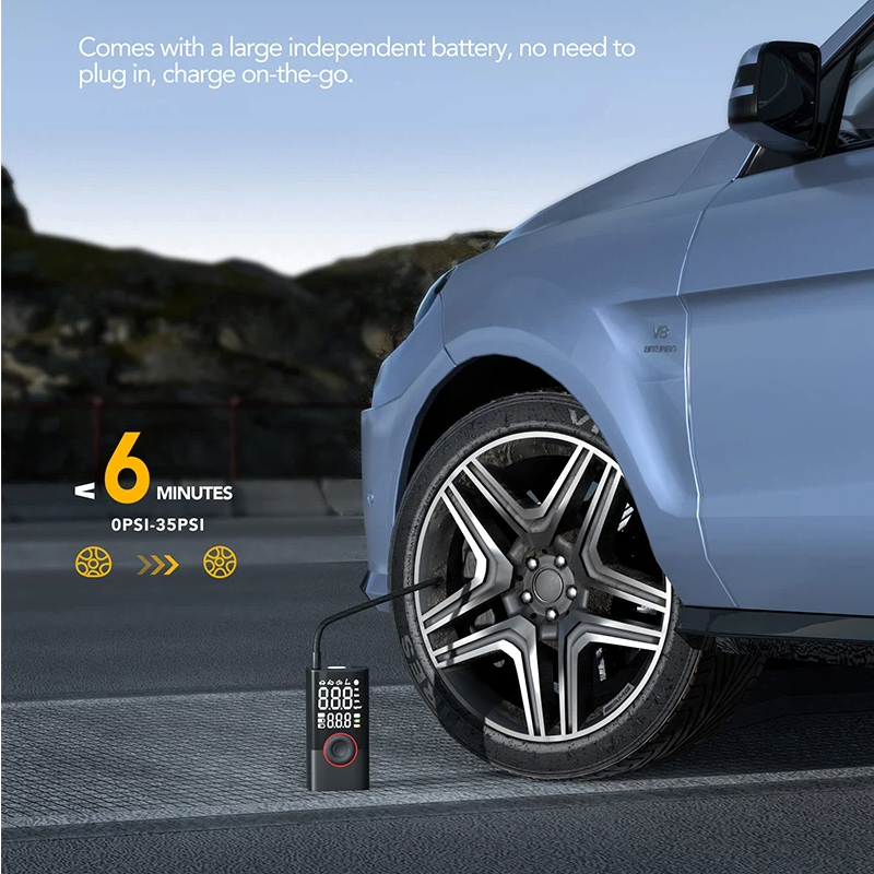 Rechargeable Air Pump Tire Inf - Car Portable Tire Inflator avis et prix