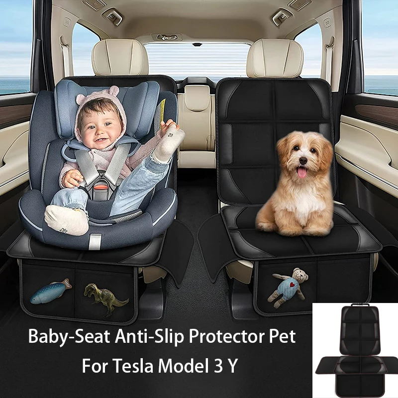 For Tesla Model 3 Y Car Seat C - Leather Car Seat Cover avis et prix