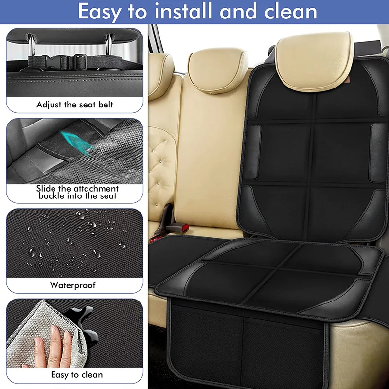 For Tesla Model 3 Y Car Seat C - Leather Car Seat Cover avis et prix