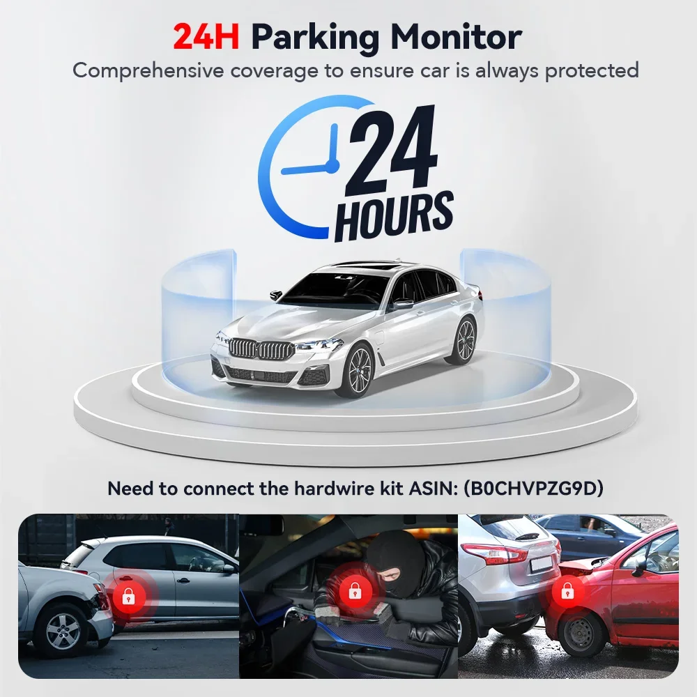 Redtiger F17 4K 3 Channel Nigh - Rear Camera For Car avis et prix