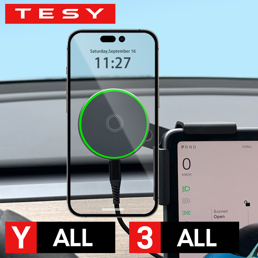 Car Phone Mount Holder 15W Mag - Wireless Car Charger avis et prix