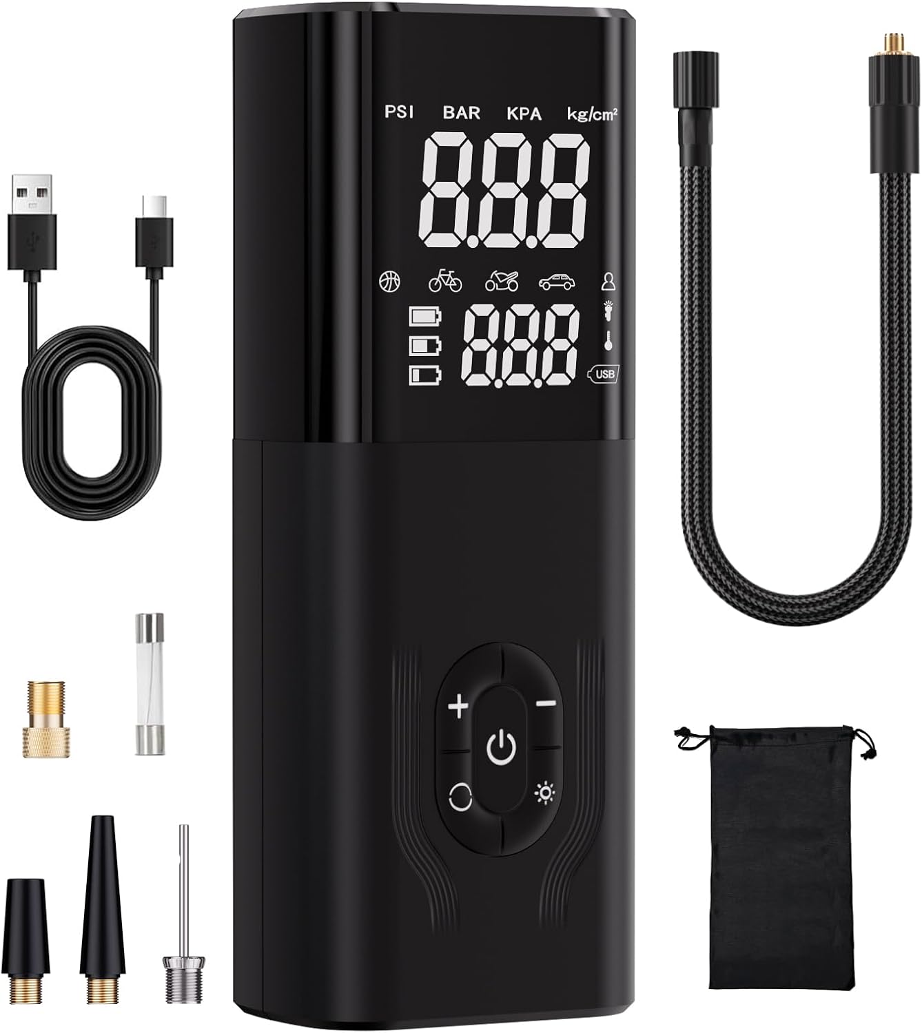Portable Air Compressor 180PSI - Car Portable Tire Inflator avis et prix