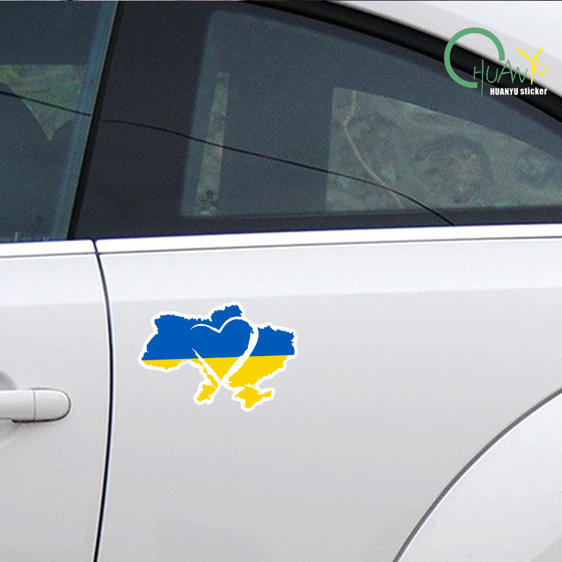 Sign Car Sticker Ukraine Sunfl - Car Accessories Uk avis et prix