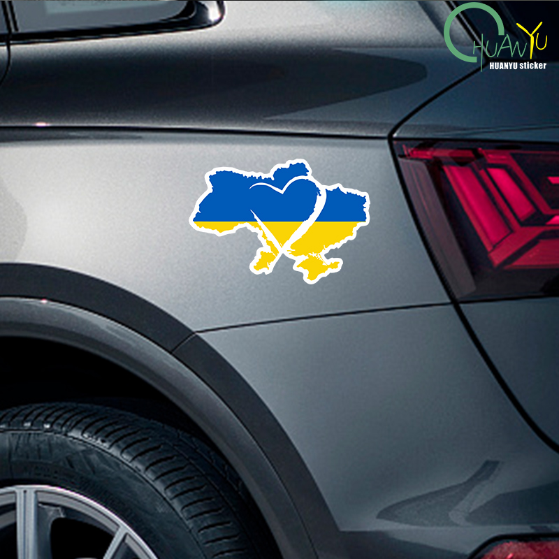 Sign Car Sticker Ukraine Sunfl - Car Accessories Uk avis et prix