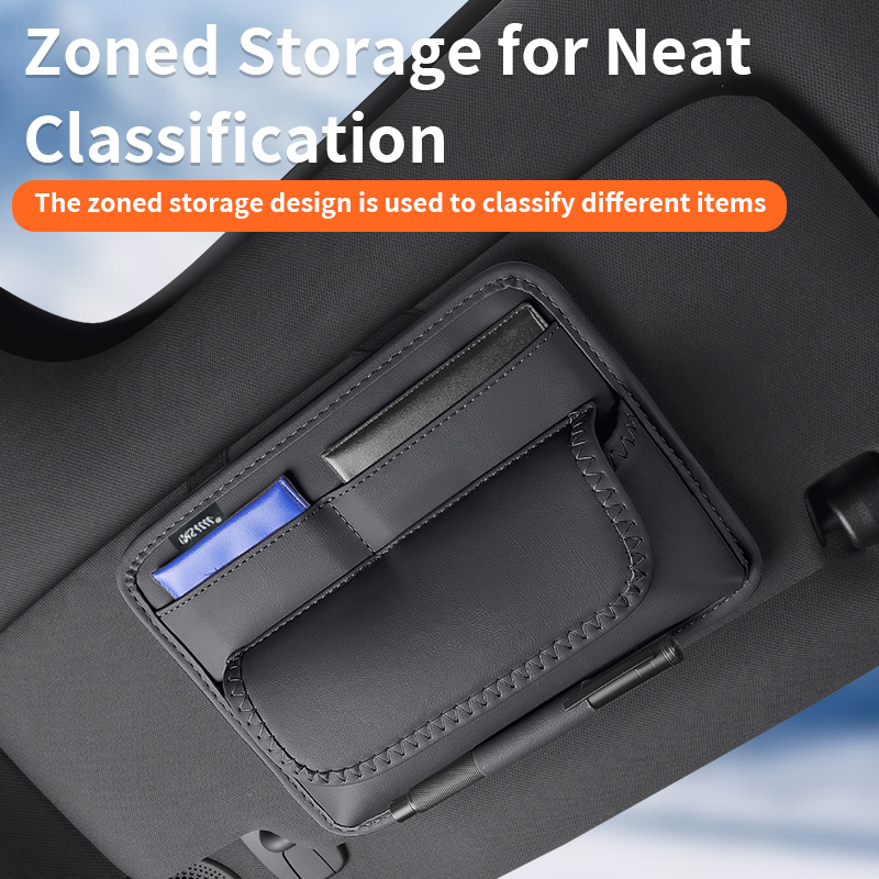 Car Sun Visor Organizer Card G - Car Accessories Outside avis et prix