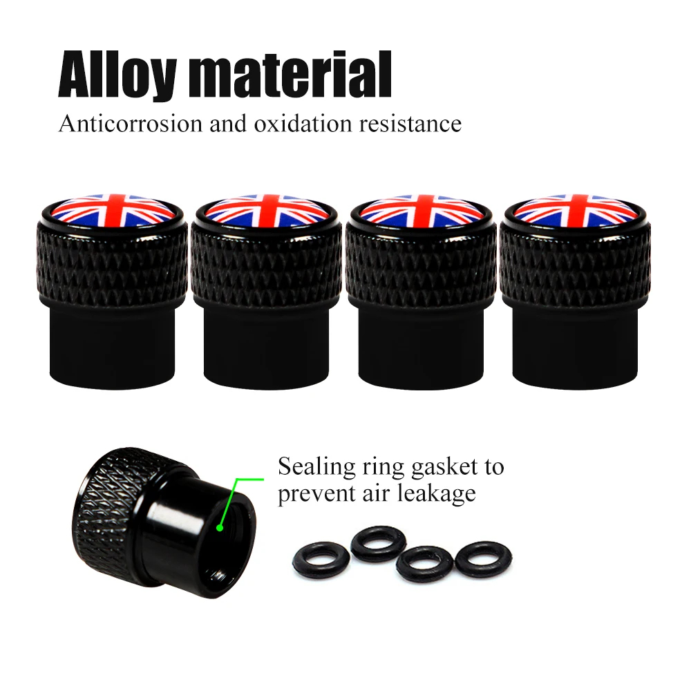 4Pcs/set UK Car Metal Badge Wh - Car Accessories Uk avis et prix