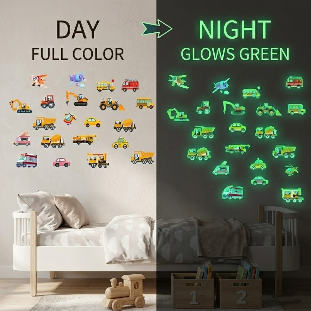 Luminous Car Wall Sticker 21Pc - Car Accessories Outside avis et prix