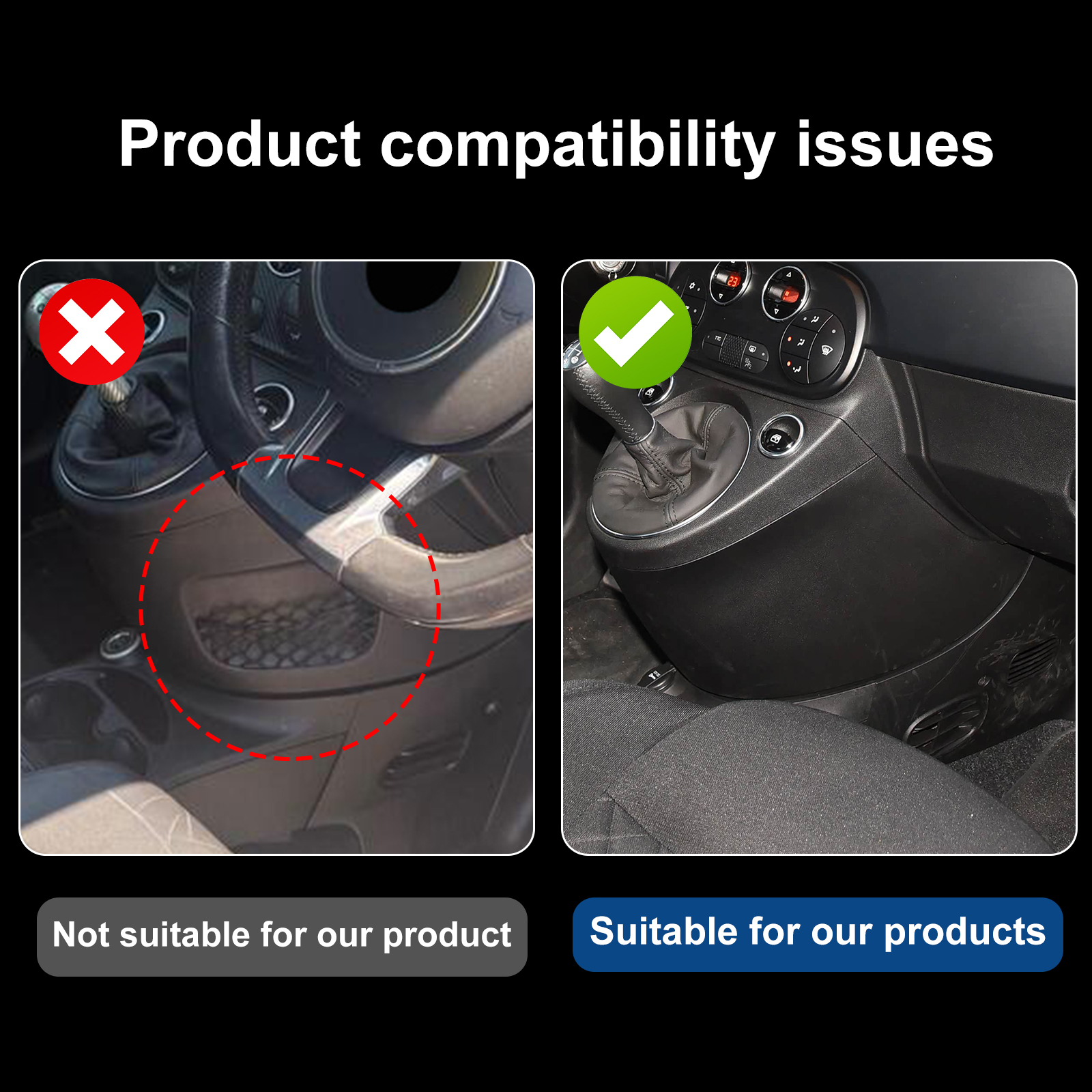 Premium Suede For Abarth 595/6 - Car Accessories Under 500 avis et prix