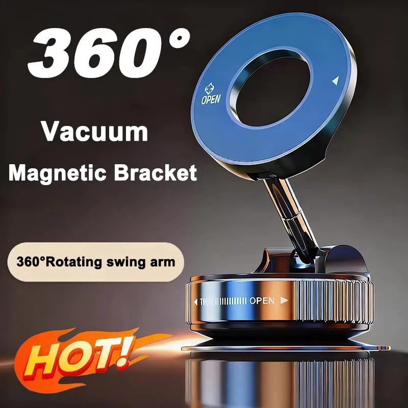 Magnetic Car Phone Holder Vacu - Wireless Car Charger avis et prix