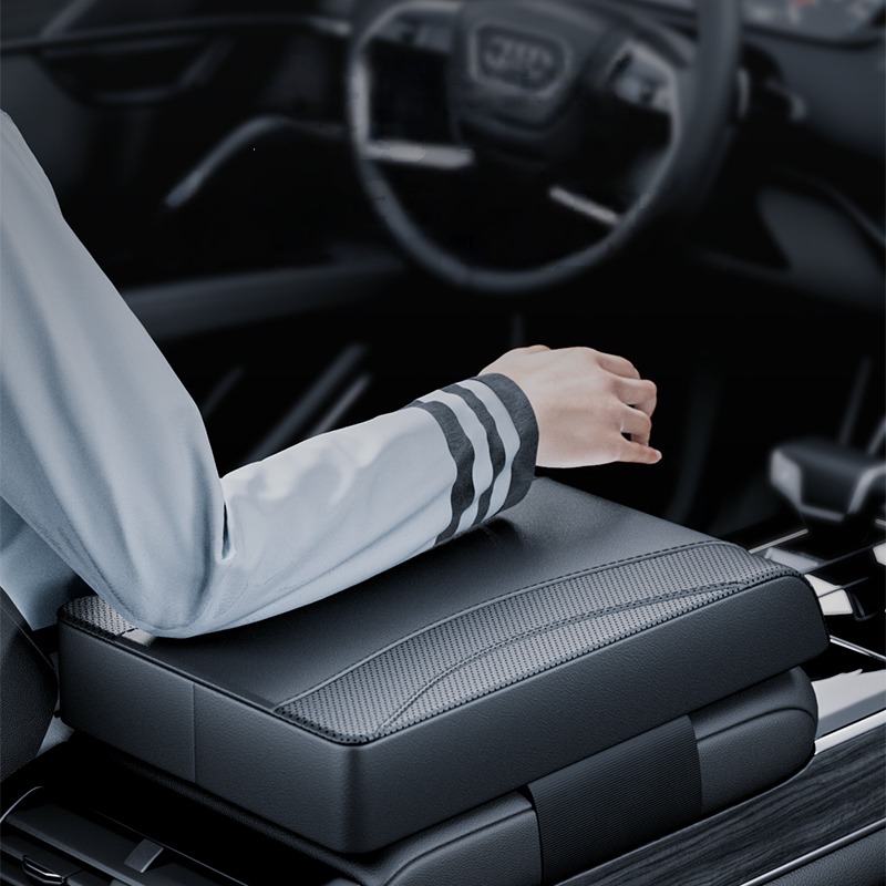 Car Armrest Pad Universal Leat - Leather Car Seat Cover avis et prix