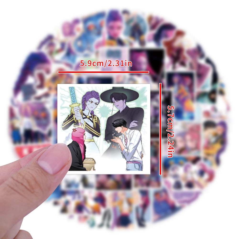 55/110pcs K-Pop Anime cartoon  - Car Accessories Outside avis et prix